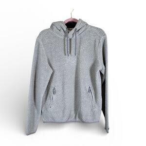 Chubbies Grey Snow Day High Pile Sherpa Fleece Hoodie Sweater Mens S Cozy Warm